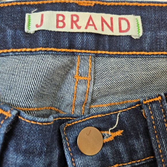 J Brand Straight Leg Dark Wash Jeans in Ink Size 27 - Picture 4 of 8